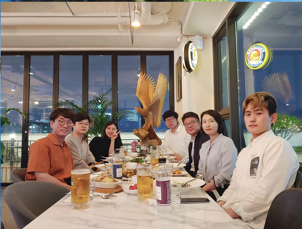 Team dinner gathering