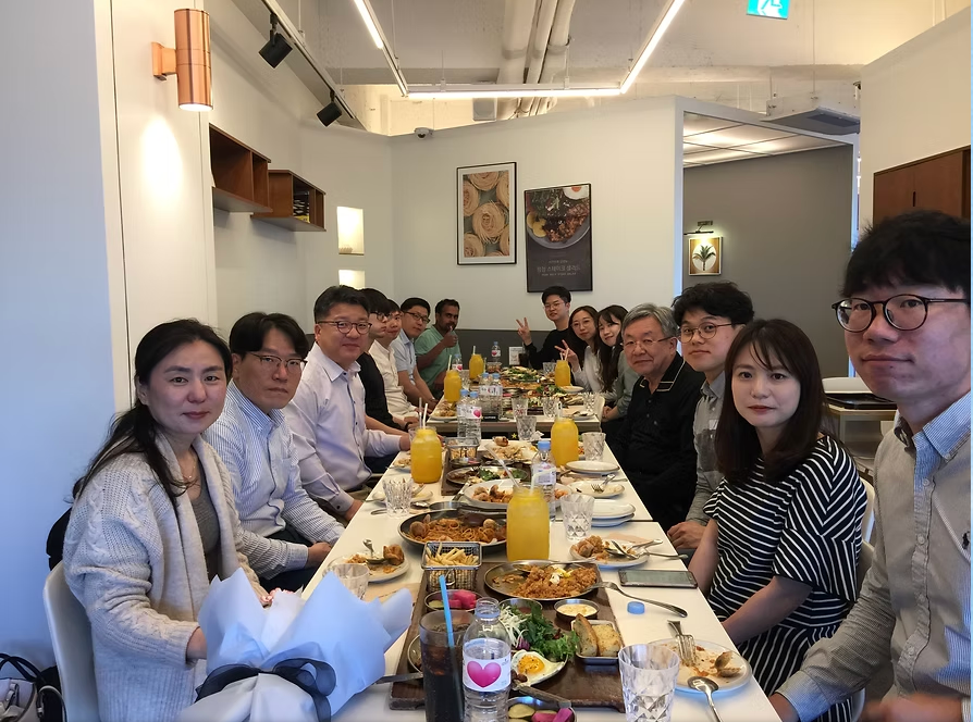 Lab group dinner